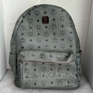 MCM Gray Backpack Missing Strap